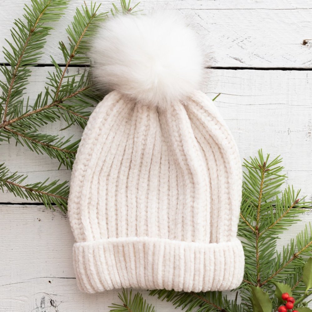 JOE FRESH x Jillian Harris Chenille Pom-Pom Beanie